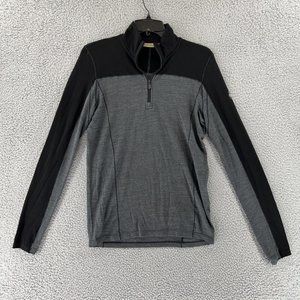 Smartwool Shirt‎ Mens Small Multicolor Merino Sport Wool 250 Pullover 1/4 Zip